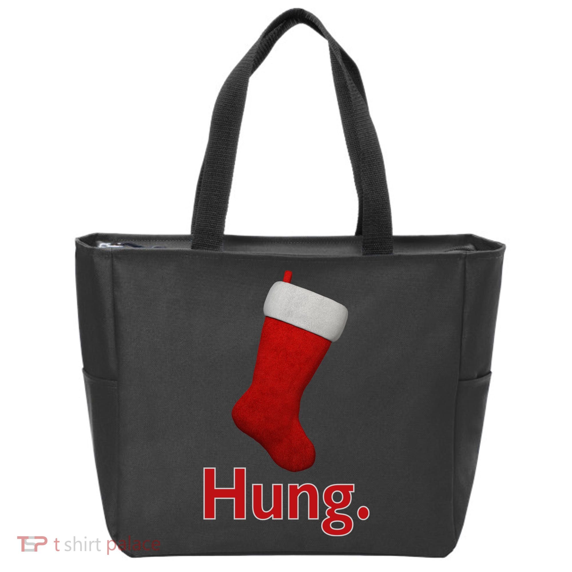 Hung Funny Christmas Tote Bag