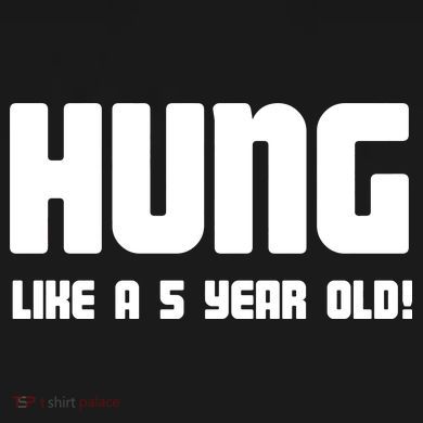Hung Like A 5 Year Old Sweatshirt Cinch Pack Bag