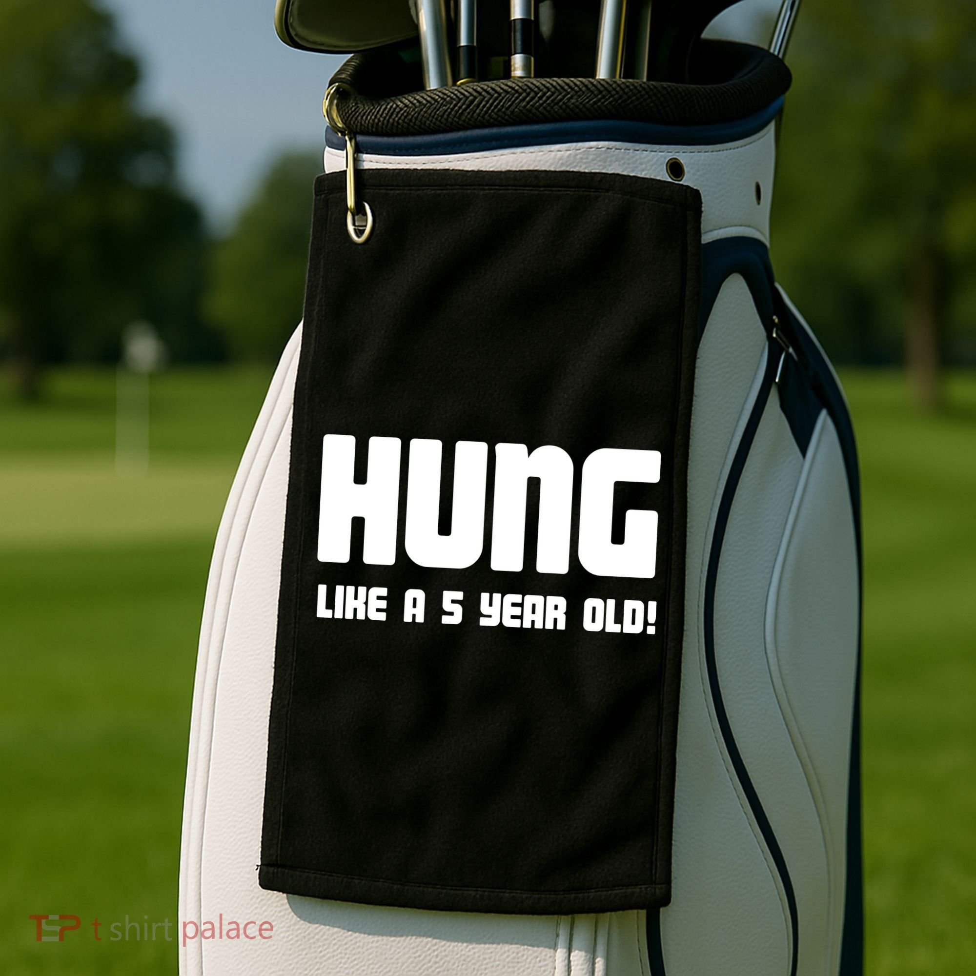 Hung Like A 5 Year Old Golf Towel