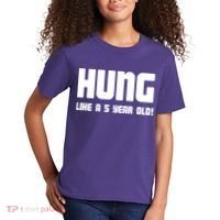 Hung Like A 5 Year Old Kids T-Shirt thumb 2