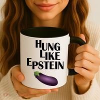 Hung Like Epstein Coffee Mug thumb 3