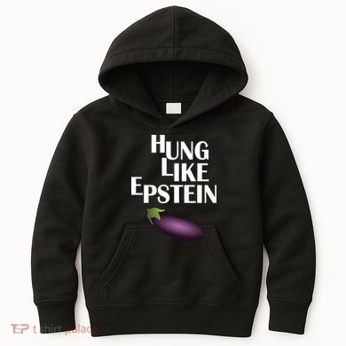 Hung Like Epstein Kids Hoodie
