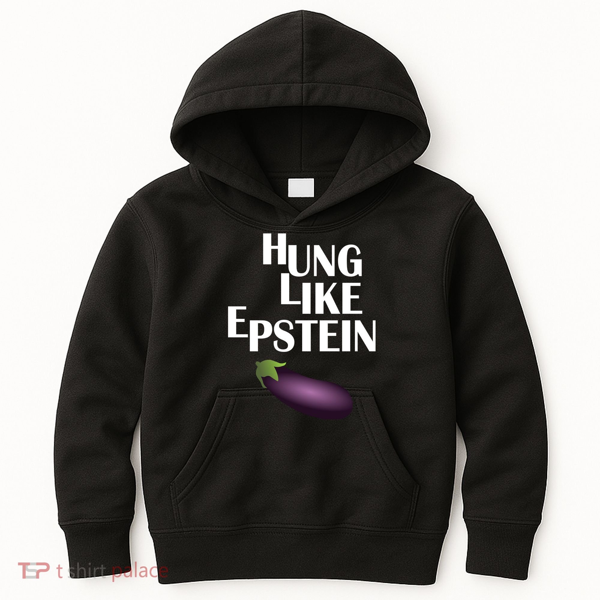 Hung Like Epstein Kids Hoodie