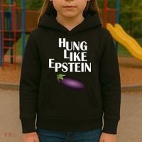 Hung Like Epstein Kids Hoodie thumb 3
