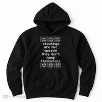 Hung Like Epstein Funny Ugly Christmas Hoodie thumb 0