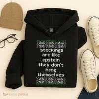 Hung Like Epstein Funny Ugly Christmas Hoodie thumb 4