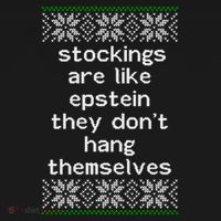 Hung Like Epstein Funny Ugly Christmas Button thumb 1