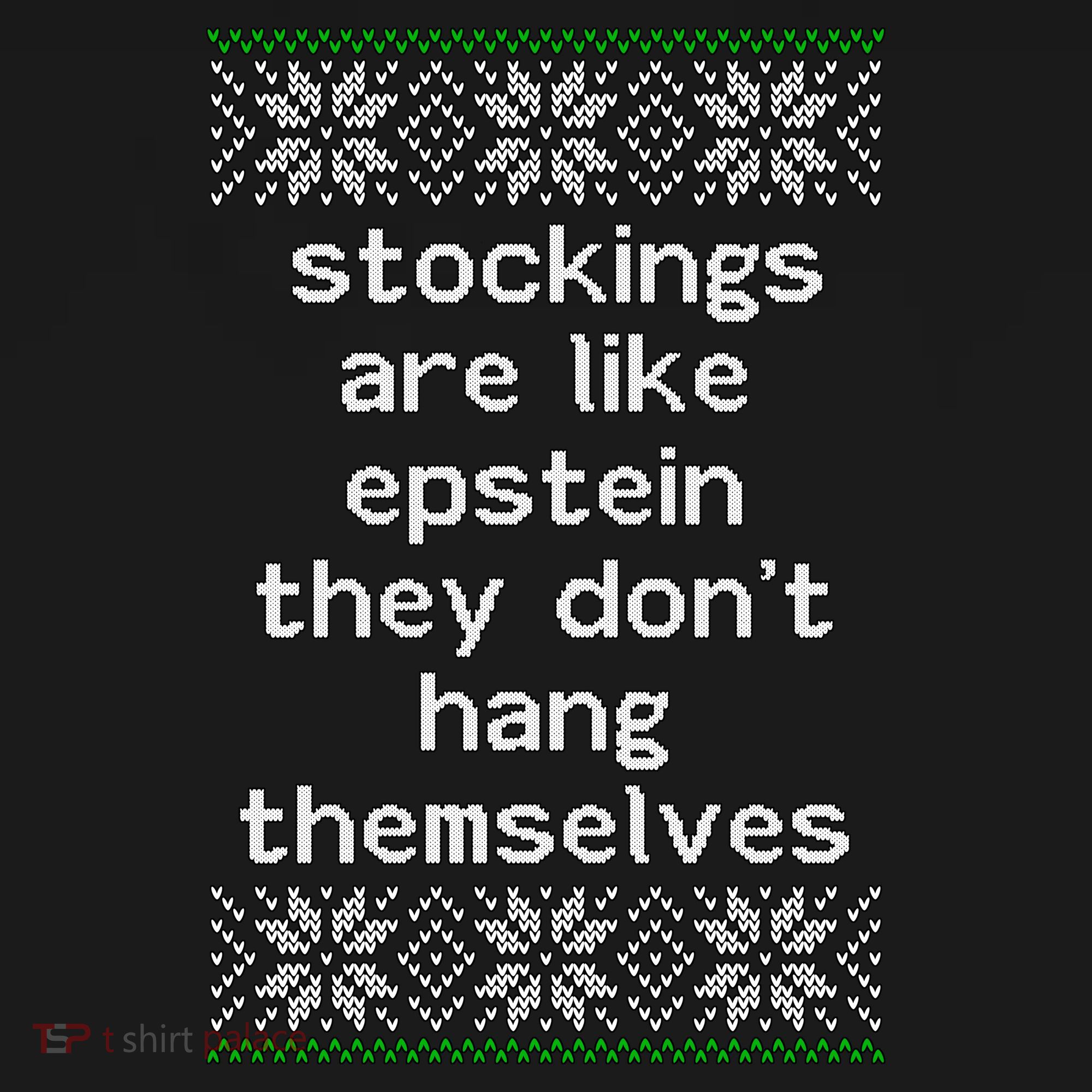 Hung Like Epstein Funny Ugly Christmas Button