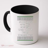 Hung Like Epstein Funny Ugly Christmas Coffee Mug thumb 0