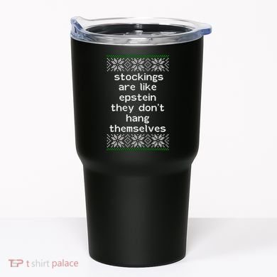 Hung Like Epstein Funny Ugly Christmas Tumbler