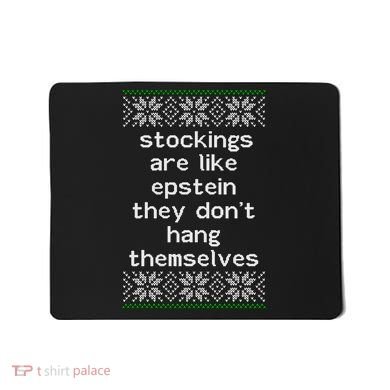 Hung Like Epstein Funny Ugly Christmas Mousepad