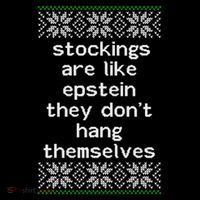Hung Like Epstein Funny Ugly Christmas Ornament thumb 1