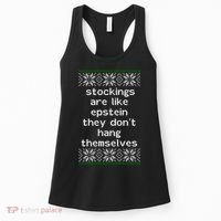 Hung Like Epstein Funny Ugly Christmas Women's Tank Top thumb 0