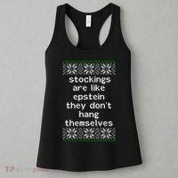 Hung Like Epstein Funny Ugly Christmas Women's Tank Top thumb 3