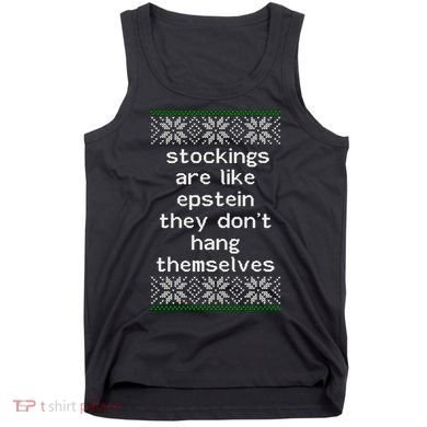 Hung Like Epstein Funny Ugly Christmas Tank Top