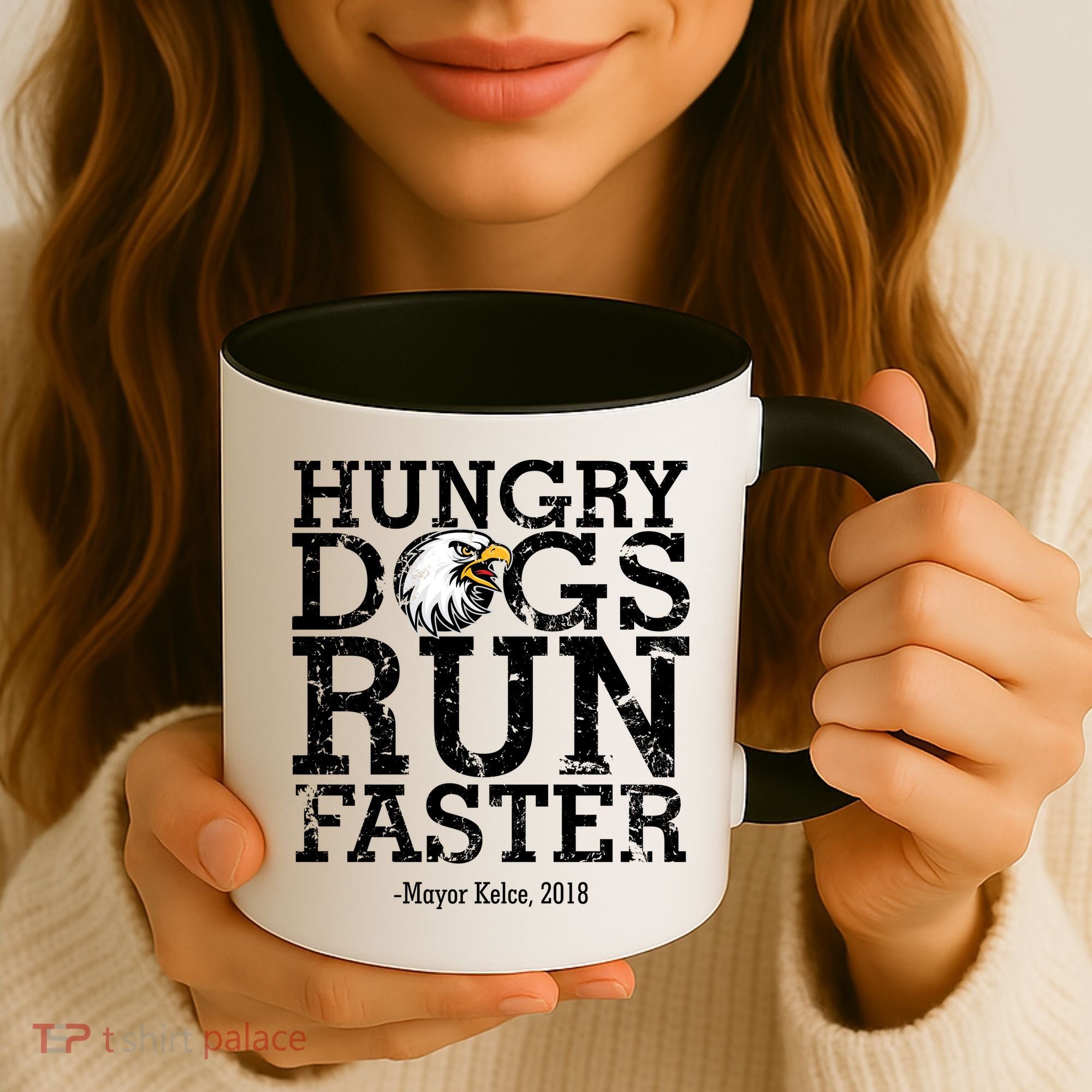 Hungry Dogs Run Faster Coffee Mug