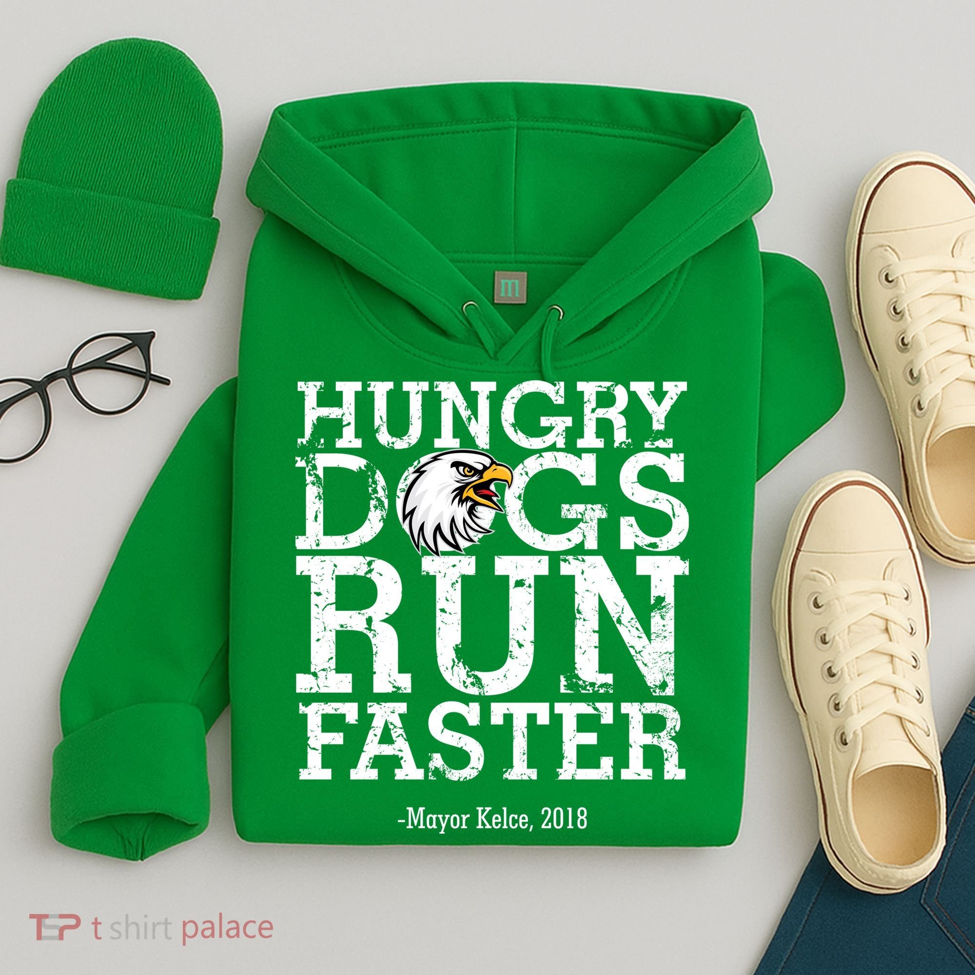 Hungry Dogs Run Faster Hoodie