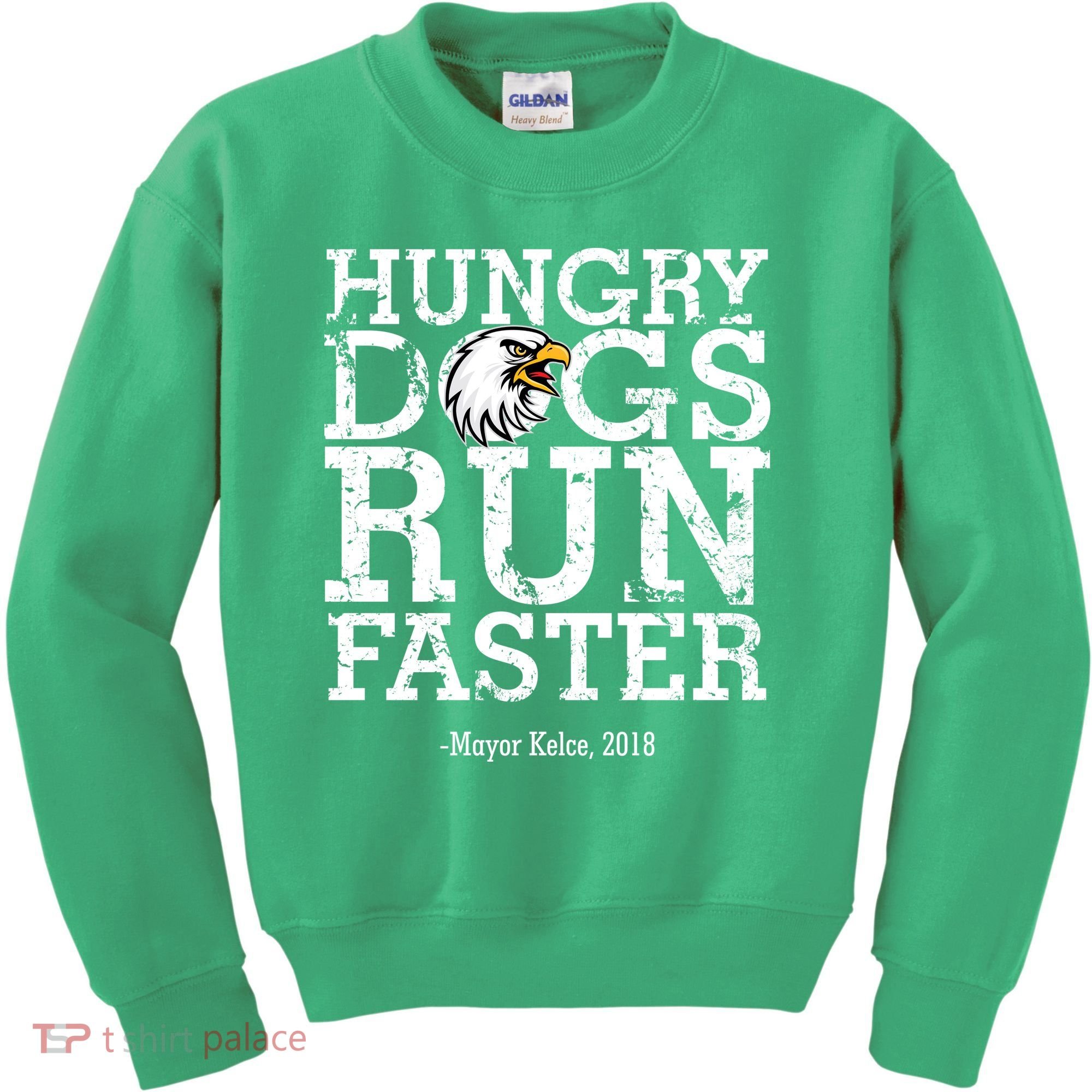 Hungry Dogs Run Faster Kids Sweatshirt