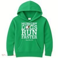 Hungry Dogs Run Faster Kids Hoodie thumb 0
