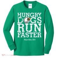 Hungry Dogs Run Faster Kids Long Sleeve Shirt thumb 0