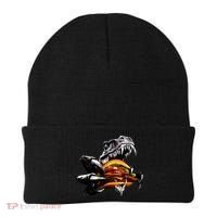 Hungry T-Rex Eating A Burger Beanie thumb 0