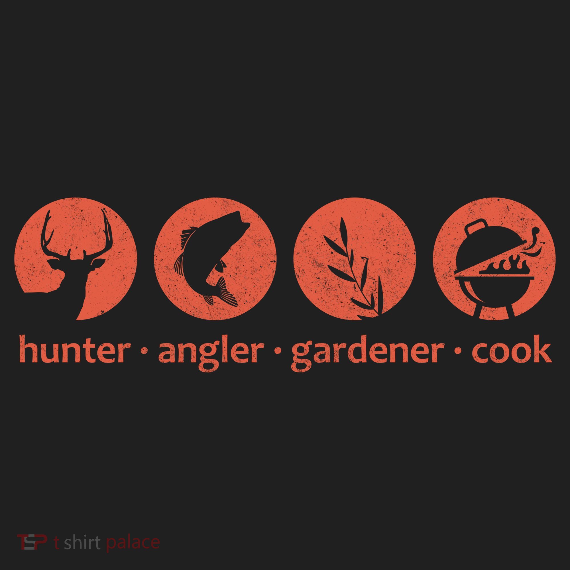 Hunter Angler Gardener Cook Tumbler