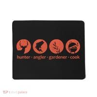 Hunter Angler Gardener Cook Mousepad thumb 0