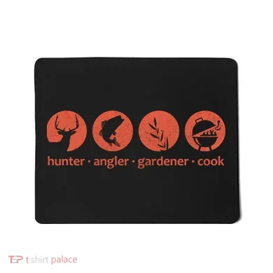 Hunter Angler Gardener Cook Mousepad