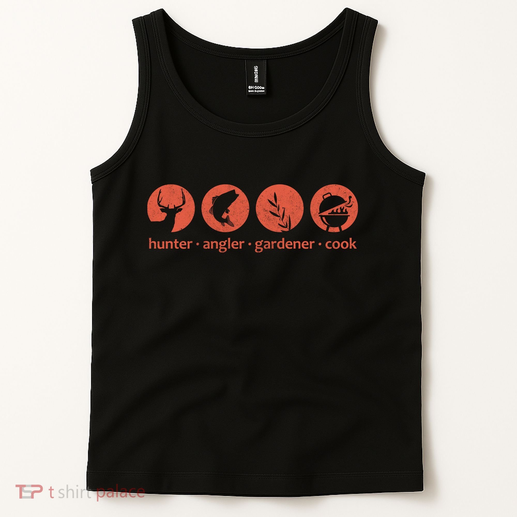 Hunter Angler Gardener Cook Tank Top