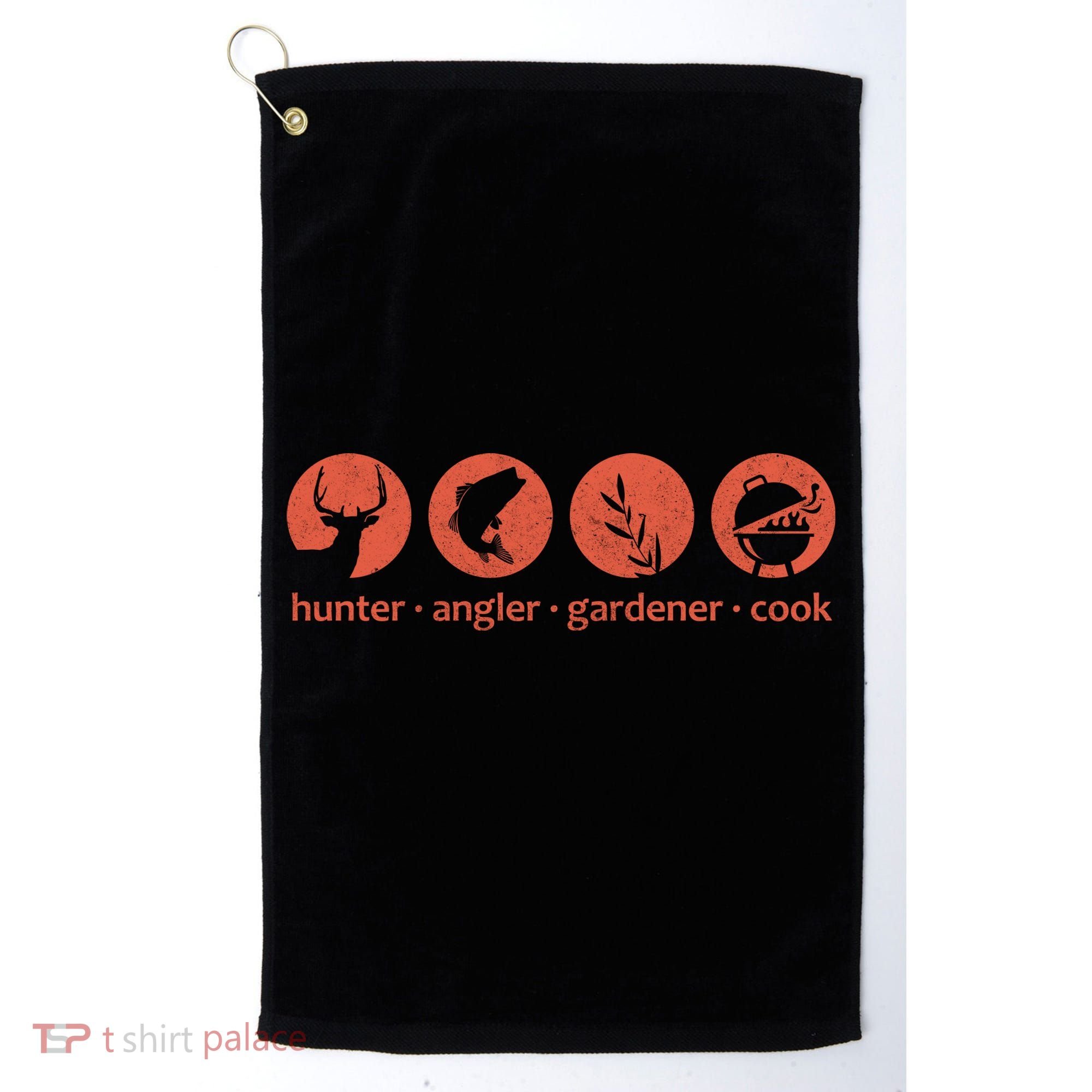 Hunter Angler Gardener Cook Golf Towel