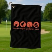 Hunter Angler Gardener Cook Golf Towel thumb 1