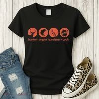 Hunter Angler Gardener Cook Women's T-Shirt thumb 3