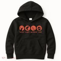 Hunter Angler Gardener Cook Kids Hoodie thumb 0