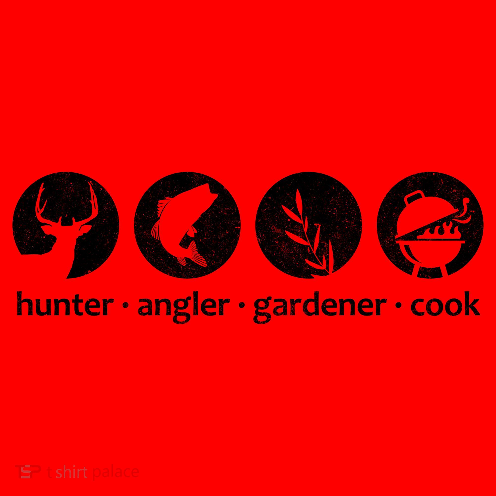 Hunter Angler Gardener Cook Santa Hat
