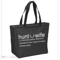 Hunter's Wife Funny Hunting Tote Bag thumb 2