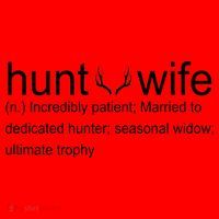 Hunter's Wife Funny Hunting Santa Hat thumb 1