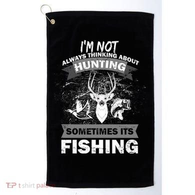Hunting And Fishing Golf Towel