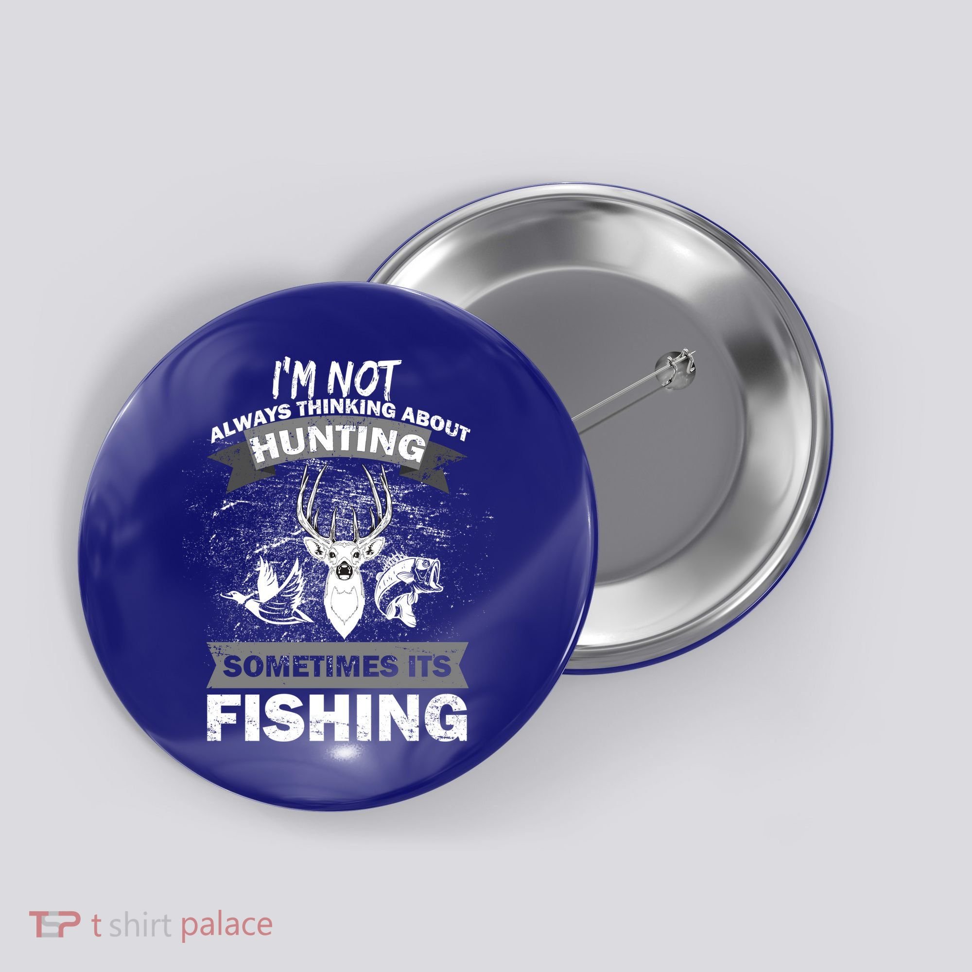 Hunting And Fishing Button