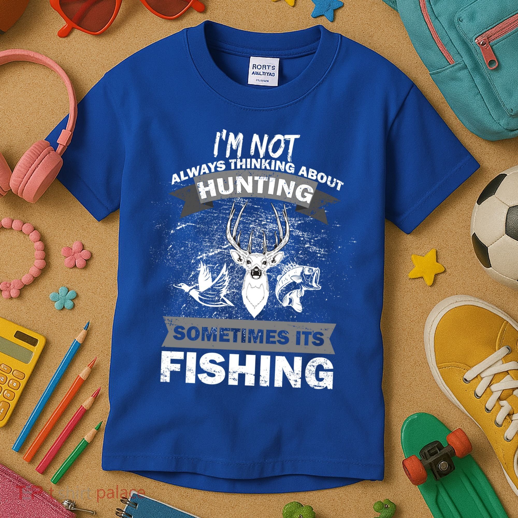 Hunting And Fishing Kids T-Shirt