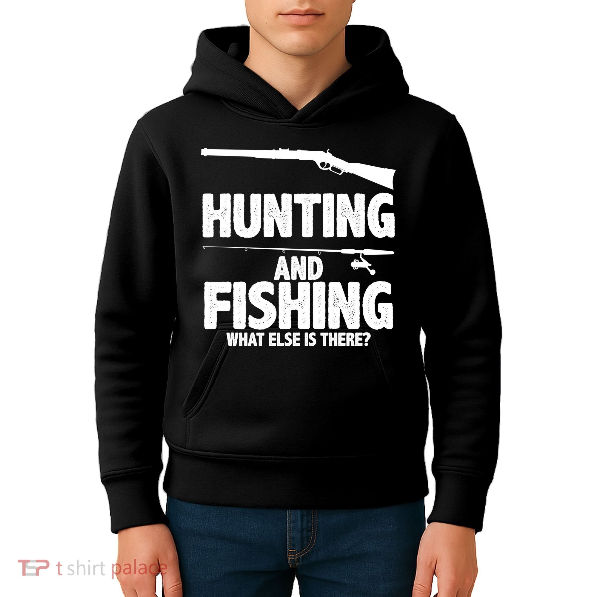 Hunting and Fishing What Else Is There Kids Hoodie