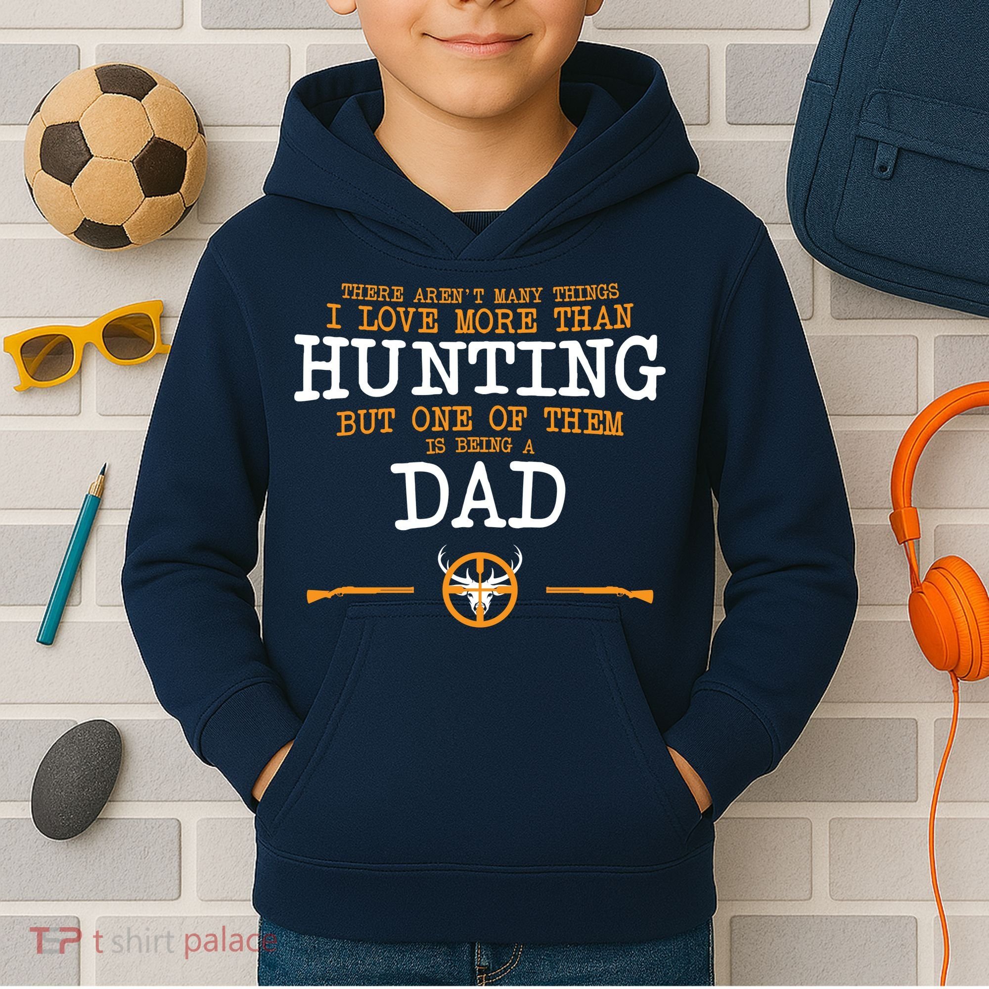 Hunting Dad Kids Hoodie