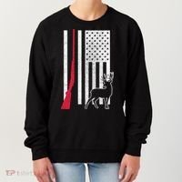 Hunting Deer Rifle Flag Women's Sweatshirt thumb 0