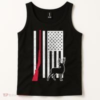 Hunting Deer Rifle Flag Tank Top thumb 2