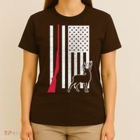 Hunting Deer Rifle Flag T-Shirt thumb 4