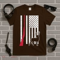 Hunting Deer Rifle Flag T-Shirt thumb 5
