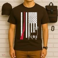 Hunting Deer Rifle Flag T-Shirt thumb 6