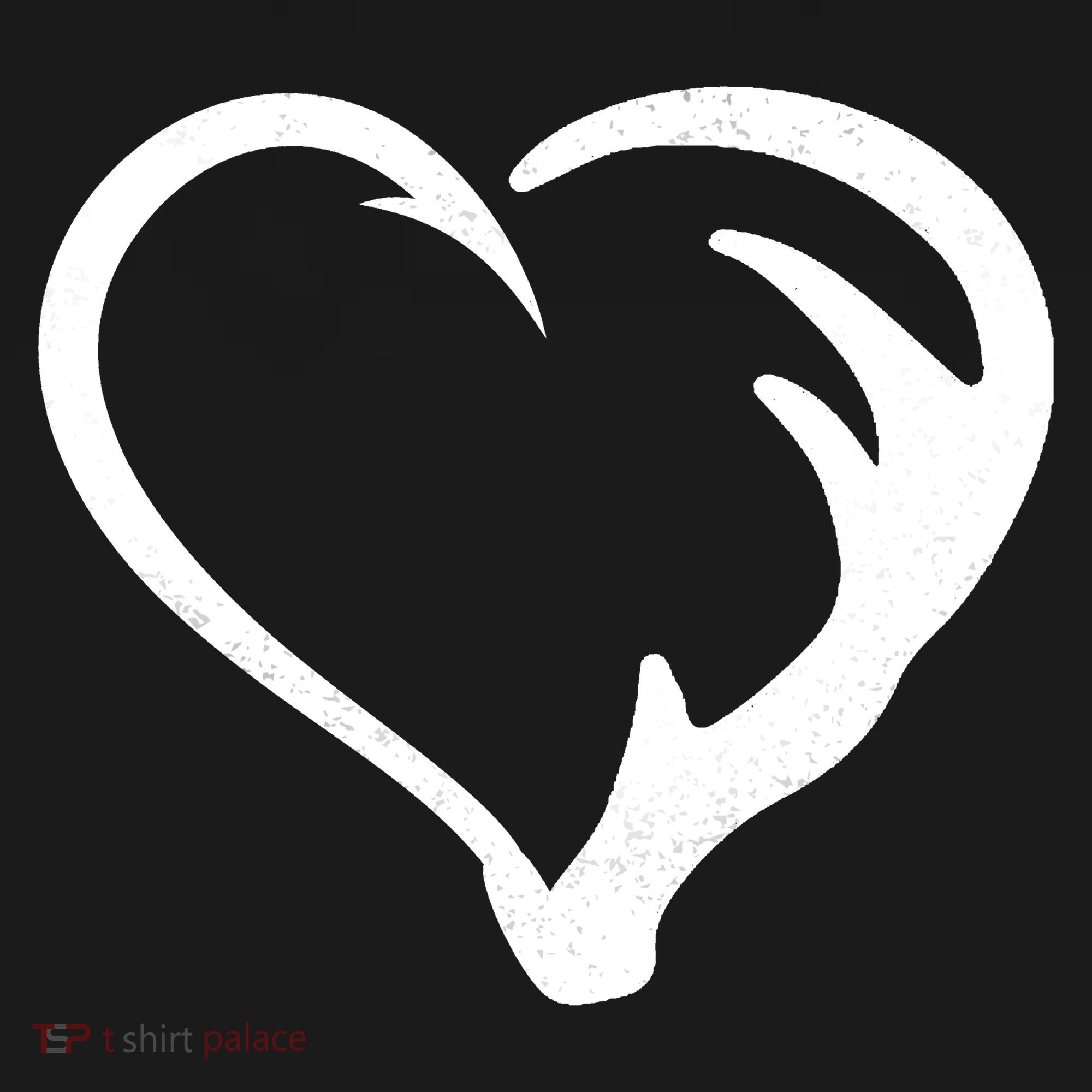 Hunting Fishing Antler Heart Hunter Backpack