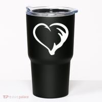 Hunting Fishing Antler Heart Hunter Tumbler thumb 0