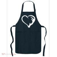 Hunting Fishing Antler Heart Hunter Apron thumb 0