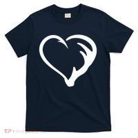 Hunting Fishing Antler Heart Hunter T-Shirt thumb 0